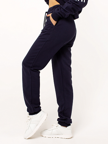 Брюки женские с начёсом Тёмно-Синий арт. фн234тс Брюки женские с начёсом Тёмно-Синий арт. фн234тс